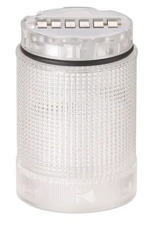 Produktfoto 1 von Werma KS40 Klemmenelement 24V Klar DC IP66, IP69K, 40 mm x 59 mm