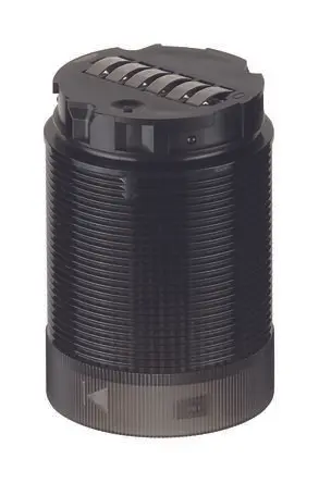 Produktfoto 1 von Werma KS40 Klemmenelement 24V Schwarz DC IP69K, IP66, 40 mm x 59 mm