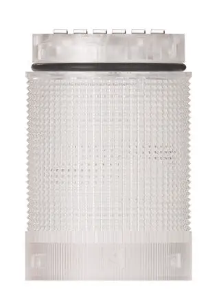 Produktfoto 1 von Werma KS40 LED Blitzlichtelement Filament/Warnsummer-Licht 24V Weiß DC IP66, IP69K, 40 mm x 59 mm