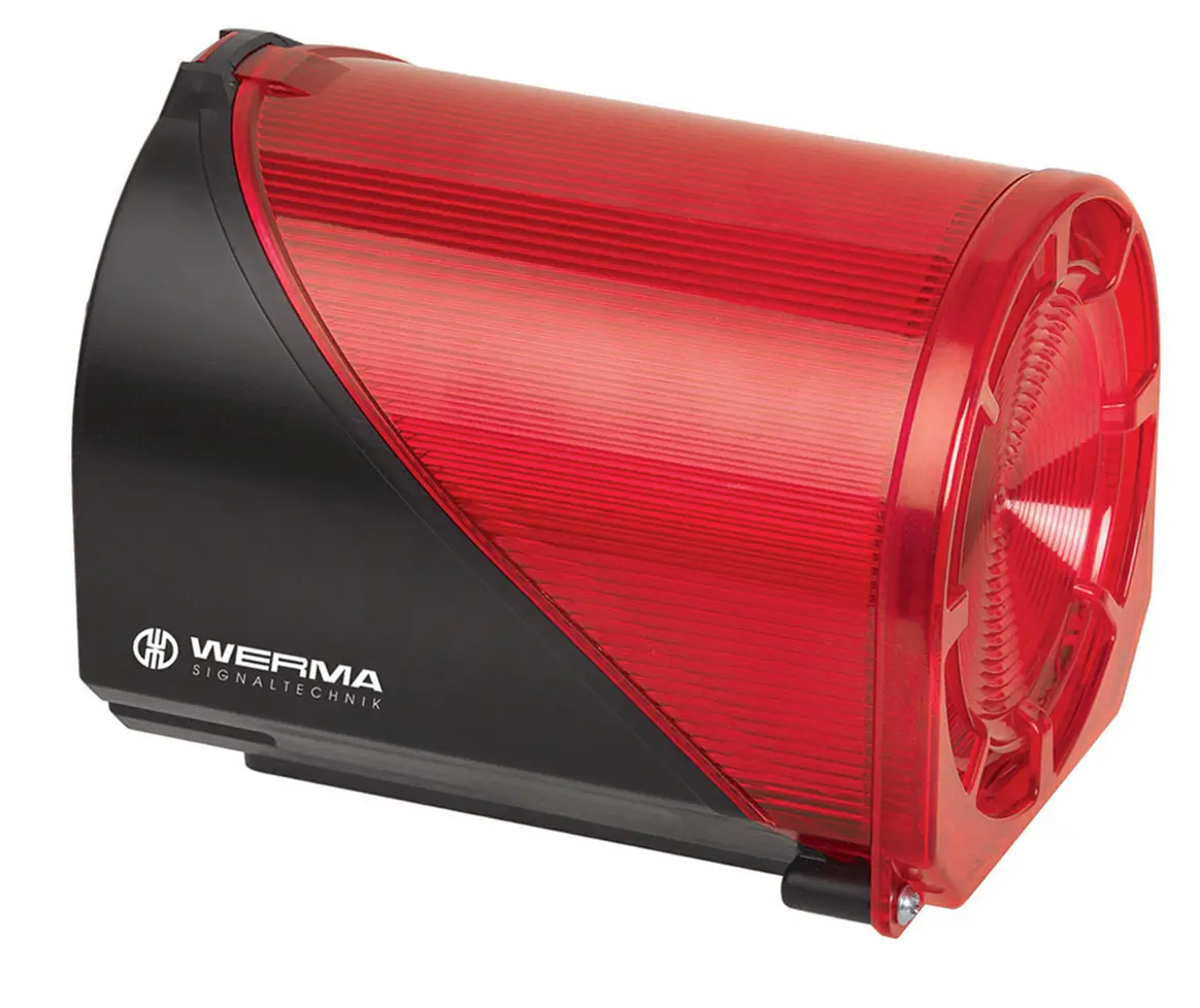 Produktfoto 1 von Werma 444 LED Blitz-Licht Alarm-Leuchtmelder Rot, 32 → 48 V