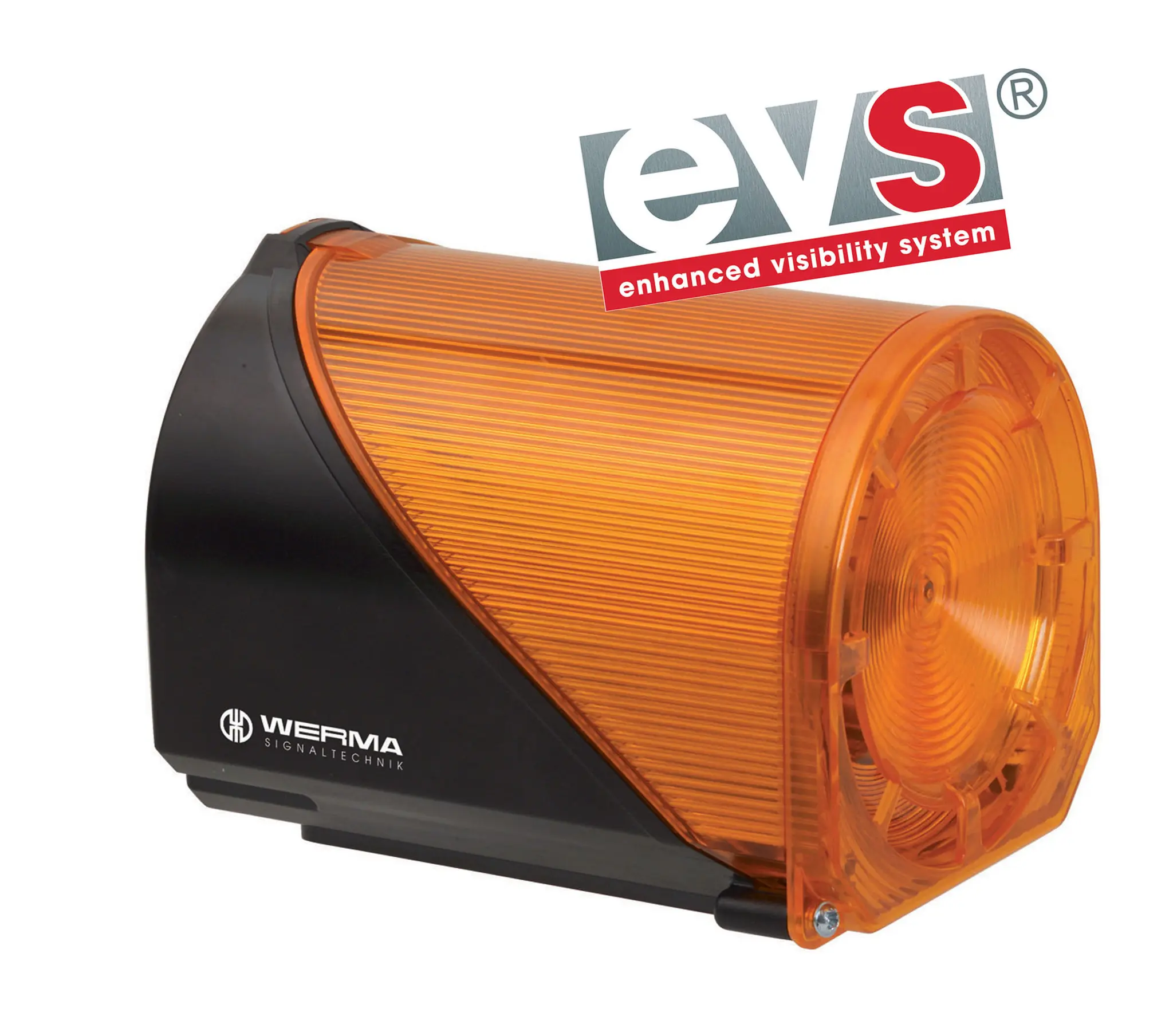 Produktfoto 1 von Werma 444 LED, EVS-Licht Alarm-Leuchtmelder Orange, 24 V