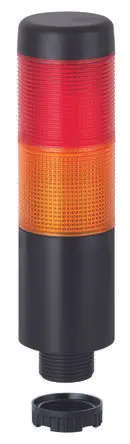 Produktfoto 1 von Werma Kompakt 37 LED Andon Leuchten-Set Keine Summer-Komponente 2-stufig Linse Gelb, Rot 12V Eingebaut