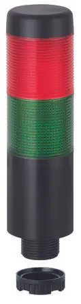 Produktfoto 1 von Werma Kompakt 37 LED Andon Leuchten-Set Summer 2-stufig Linse Rot, Grün 12V Eingebaut 141 mm