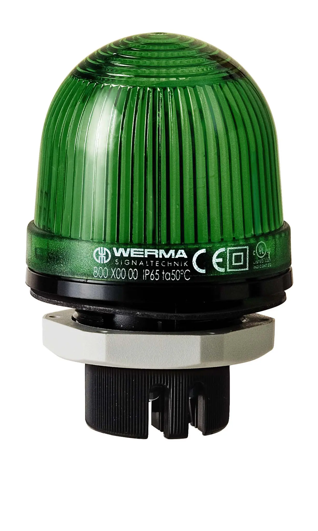 Produktfoto 1 von Werma 801 LED, Dauer Signalleuchte Grün, 115 V