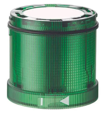 Produktfoto 1 von Werma KS72 LED Blitzlichtelement Filament/Warnsummer-Licht 24V Grün DC IP65, 70 mm x 66 mm