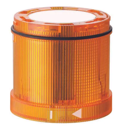 Produktfoto 1 von Werma KS72 LED Blitzlichtelement Filament/Warnsummer-Licht 24V Gelb DC IP65, 70 mm x 66 mm