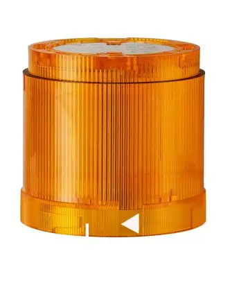 Produktfoto 1 von Werma KS70 LED Blitzlichtelement Blinkend-Licht 115V Gelb AC IP54, 70 mm x 66 mm