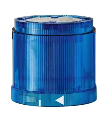 Produktfoto 1 von Werma KS70 Xenon Blitzlichtelement Filament/Warnsummer-Licht 24V Blau DC IP54, 70 mm x 66 mm