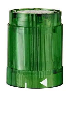 Produktfoto 1 von Werma KS50 LED Blitzlichtelement Blinkend-Licht 115V Grün AC IP54, 70 mm x 66 mm