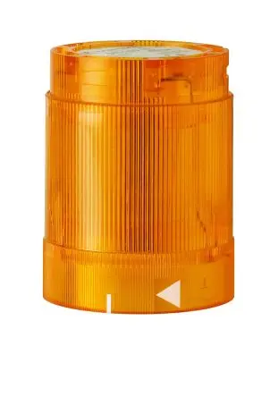 Produktfoto 1 von Werma KS50 LED Blitzlichtelement Blinkend-Licht 115V Gelb AC IP54, 70 mm x 66 mm