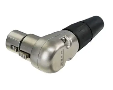 Produktfoto 1 von Re-An Products Gerade 3-polig Kabel Buchse Silber Schwarz, Silber XLR-Steckverbinder