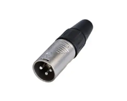 Produktfoto 1 von Re-An Products Gerade 3-polig Kabel Stecker Silber Silber, Schwarz XLR-Steckverbinder