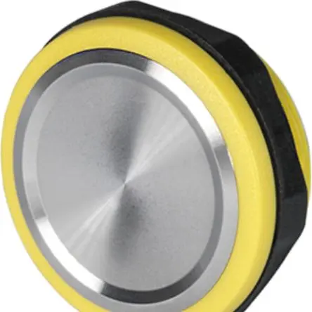 Produktfoto 1 von Schurter MSS Druckschalter Blau Rastend Panel Ø 19 mm, SPST LA / 100mA 60 V dc, IP67