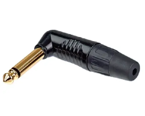 Re-An Products Jack 1/4 in gewinkelt Kabel Stecker Mono-Klinkenstecker