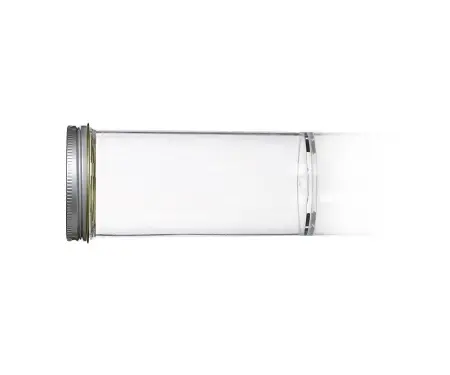 Produktfoto 1 von RS PRO Polypropylen Laborflasche 150ml, Ø 55 mm Vorratsflasche Weithalsig