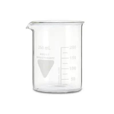 Produktfoto 1 von RS PRO Borosilikatglas Messbecher, Ø 70 mm / 250ml