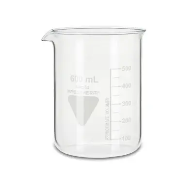Produktfoto 1 von RS PRO Borosilikatglas Messbecher, Ø 90 mm / 600ml
