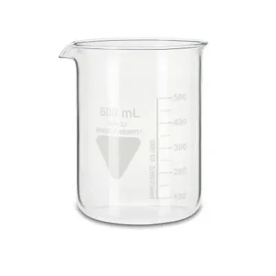 Produktfoto 1 von RS PRO Borosilikatglas Messbecher, Ø 90 mm / 600ml