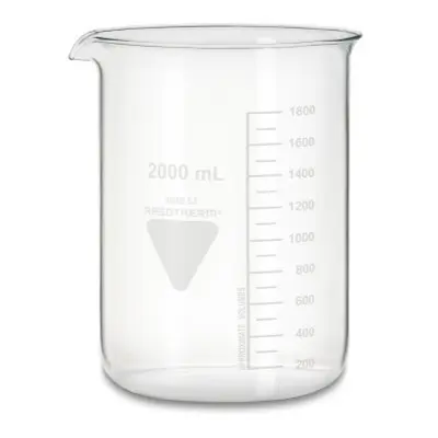 Produktfoto 1 von RS PRO Borosilikatglas Messbecher, Ø 130 mm / 2L