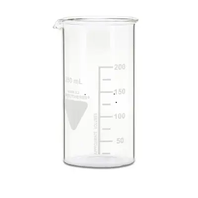 Produktfoto 1 von RS PRO Borosilikatglas Messbecher, Ø 60 mm / 250ml