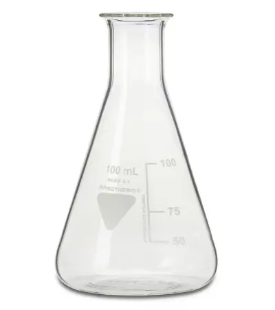 Produktfoto 1 von RS PRO Borosilikatglas Labor-Kolben, Ø 51 mm / 50ml
