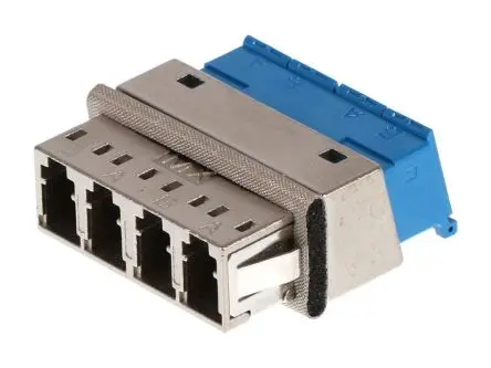Produktfoto 1 von Molex LWL-Adapter, LC, Multimodus, Duplex, Blau