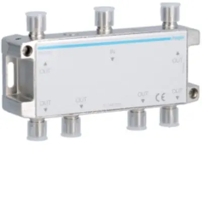 Produktfoto 1 von Hager HF-Splitter Koaxial, Anz.Stecker 1, 2400 MHz Koaxial