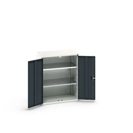 Produktfoto 1 von Bott Schrank Typ Schrank mit Ablage Freistehend 2 Tür/en 2 Regal/e 550 mm 800mm Abschließbar 550 mm Stahl