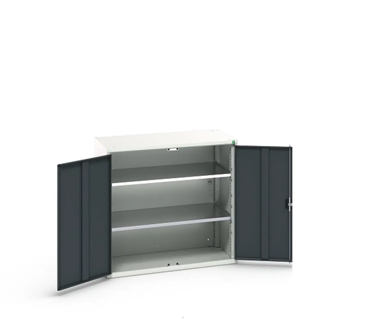 Produktfoto 1 von Bott Schrank Typ Schrank mit Ablage Freistehend 2 Tür/en 2 Regal/e 550 mm 1050 mm Ja 550 mm Stahl