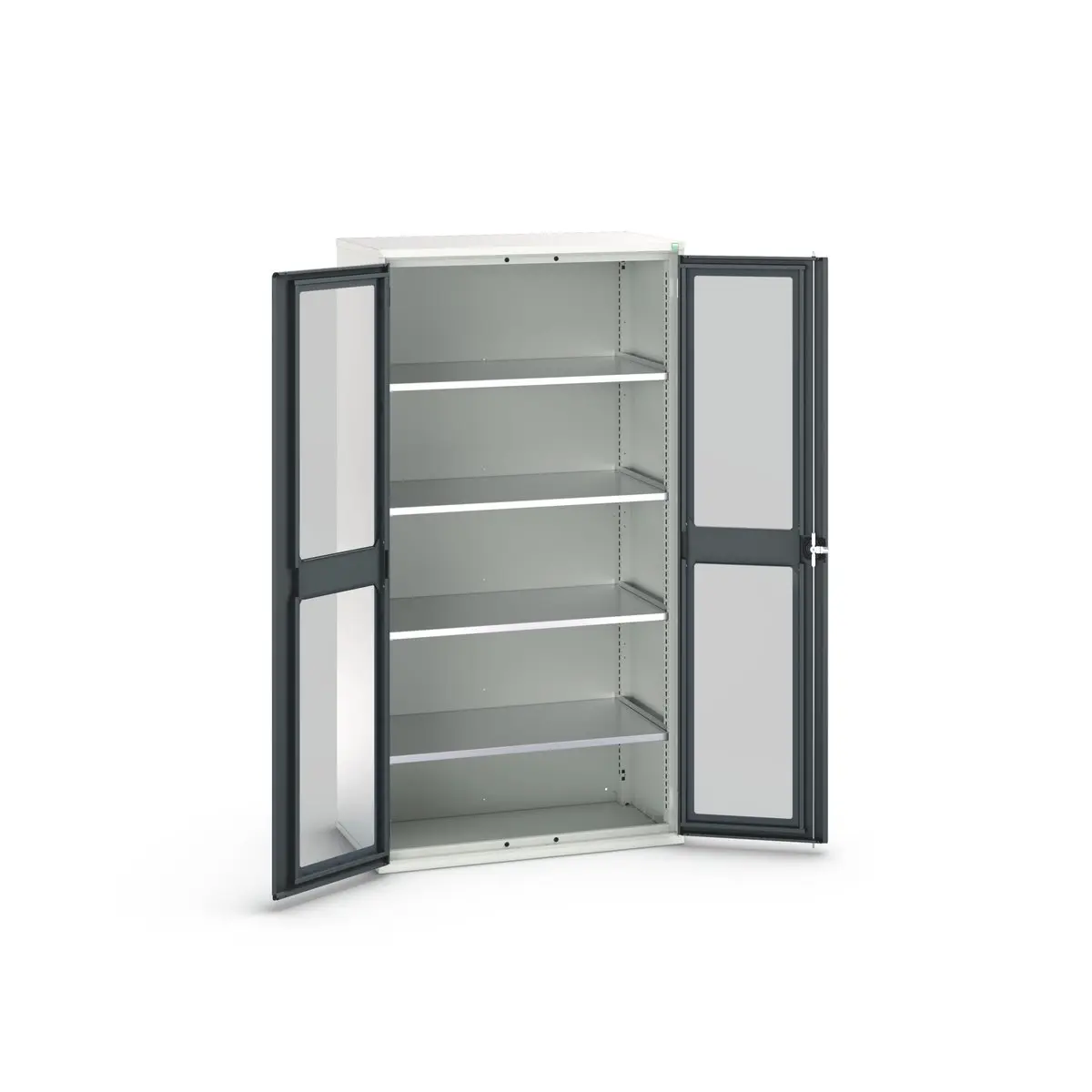 Produktfoto 1 von Bott Schrank Typ Schrank mit Ablage Freistehend 2 Tür/en 4 Regal/e 550 mm 1050 mm Ja 550 mm Stahl