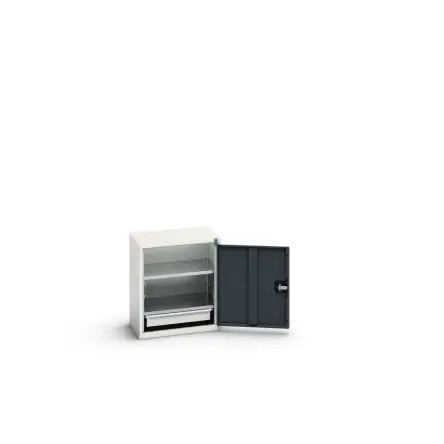 Produktfoto 1 von Bott Schrank Typ Schrank mit Ablage Freistehend 1 Tür/en 2 Regal/e 1 Schublade/n 350 mm 525mm Abschließbar 350 mm Stahl