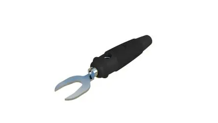 Produktfoto 1 von Hirschmann Test & Measurement KB 3 Schwarz Isoliert Gabelkabelschuh B. 11mm
