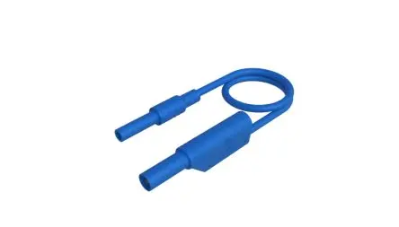 Produktfoto 1 von Hirschmann Test & Measurement Messleitung 32A Stecker, Blau Polyvinylchlorid-isoliert 2 m, 1000V