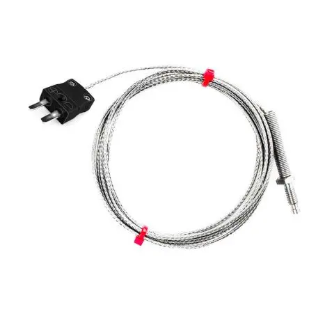 Produktfoto 1 von RS PRO Edelstahl Düsen-Thermoelement Typ Typ J, Ø 6 mm x 1 m 0 °C → 350 °C