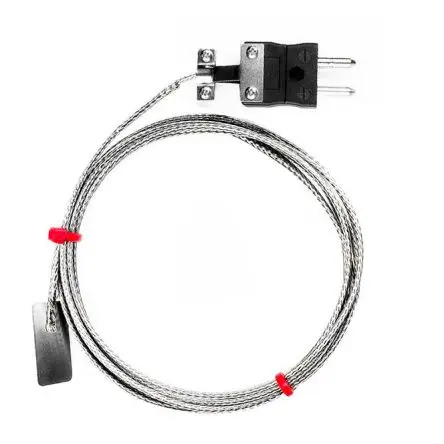 Produktfoto 1 von RS PRO Edelstahl Blatt-Thermoelement Typ Typ J, Ø 13 mm x 2 m 0 °C → 350 °C