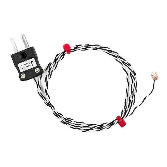 Produktfoto 1 von RS PRO Kupfer Kupferscheiben-Thermoelement Typ K, Ø 6.35mm x 5m → +200°C