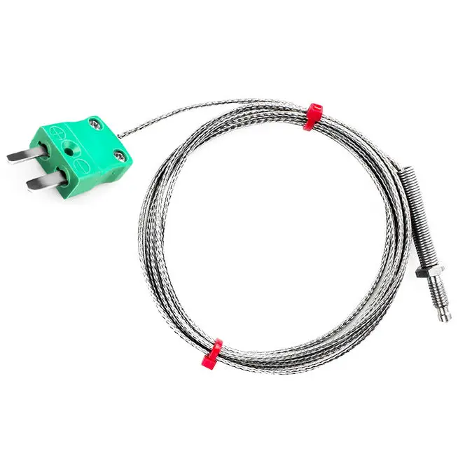 Produktfoto 1 von RS PRO Edelstahl Düsen-Thermoelement Typ K, Ø M6 x 1mm x 2m → +350°C