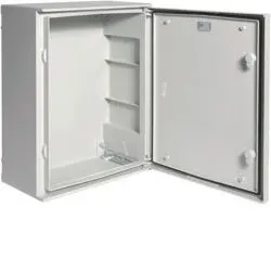 Produktfoto 1 von Hager ORION PLUS GF Polyester Wandanschlusskasten Hellgrau IP66, HxBxT 500 mm, 400 mm x 200 mm