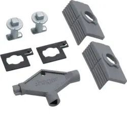 Produktfoto 1 von Hager 8 mm Quadratschloss Metallisch Edelstahl B. 2mm H. 2 mm L. 8 mm
