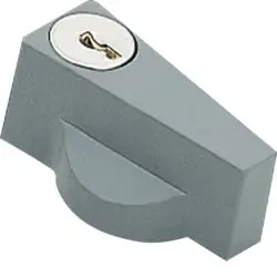 Produktfoto 1 von Hager Grau, Metallisch Sperrgriff, Dreieckig, Edelstahl