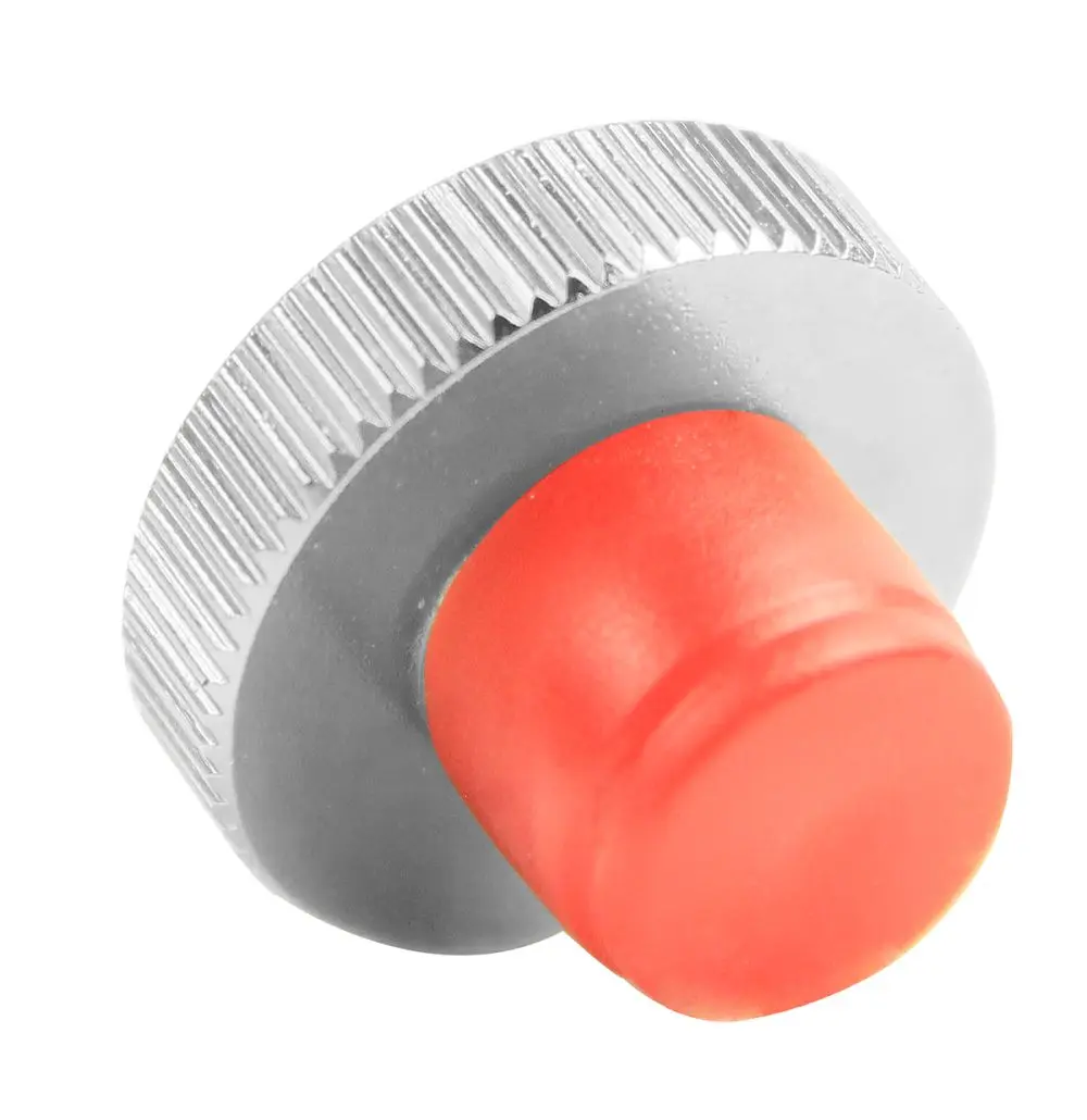 Produktfoto 1 von Tempo LWL-Adapter, FC, Multimodus, Simplex, 2.5 mm, Kabel ø 3 mm, Rot, Silber