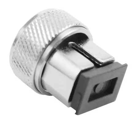 Produktfoto 1 von Tempo LWL-Adapter, SC, Multimodus, Simplex, 2.5 mm, Kabel ø 3 mm, Weiß, Silber