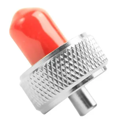 Produktfoto 1 von Tempo LWL-Adapter, ST, Multimodus, Simplex, 2.5 mm, Kabel ø 3 mm, Rot, Silber