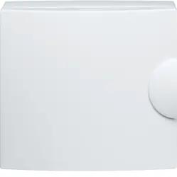 Produktfoto 1 von Hager Bedientafel GA01N Gehäusetür Typ glatt B. 50 mm H. 50 mm 30 mm L. 225 mm Kunststoff Weiß