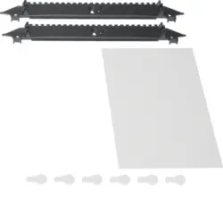 Produktfoto 1 von Hager Stahl Rückplatte, 355 mm x 250 mm