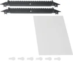 Produktfoto 1 von Hager Stahl Rückplatte, 355mm x 250 mm