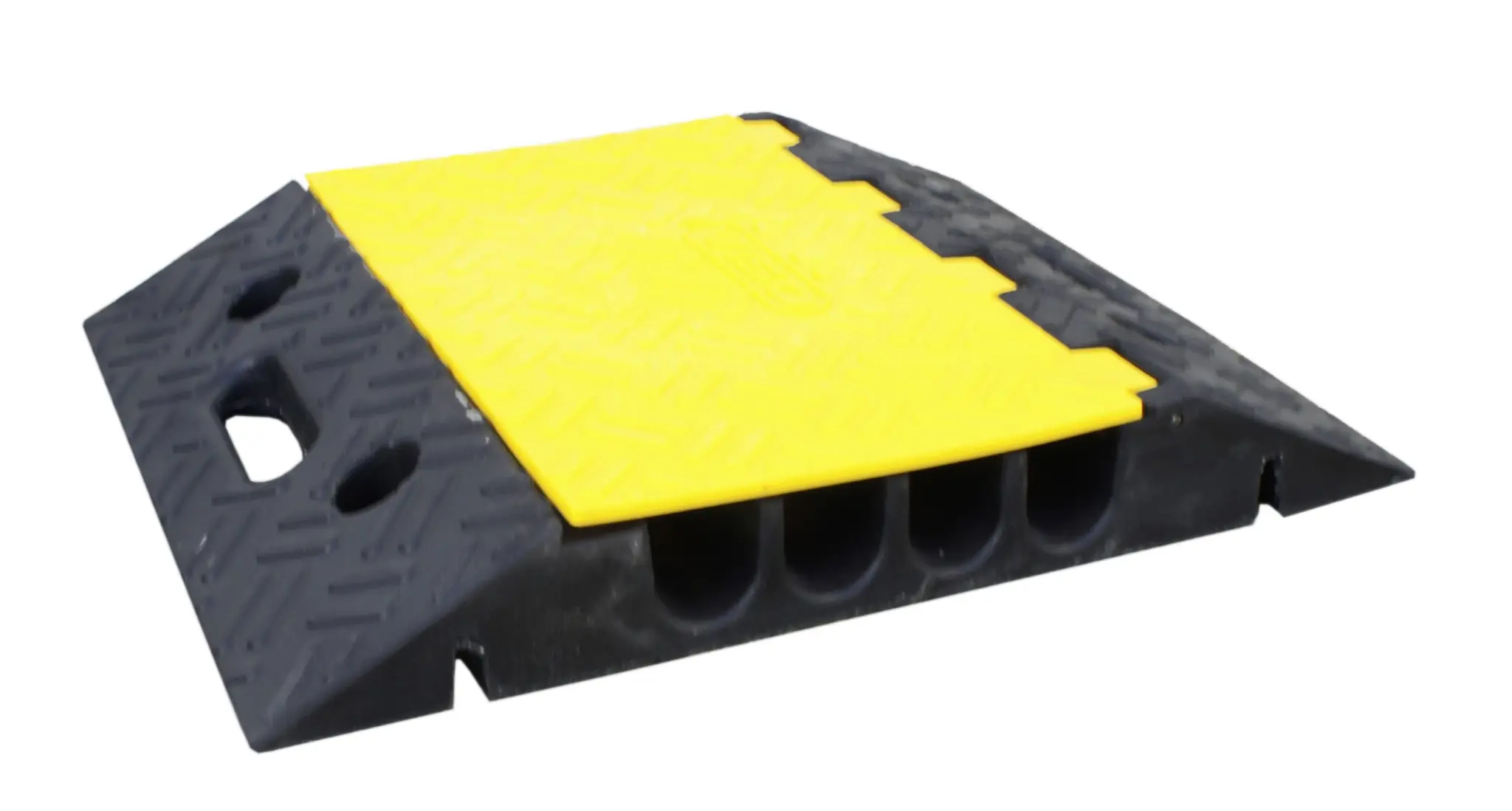 Produktfoto 1 von RS PRO Kabelabdeckung, Innen-Ø 35 mm, 400 mm x 500 mm Gummi, Schwarz, Gelb