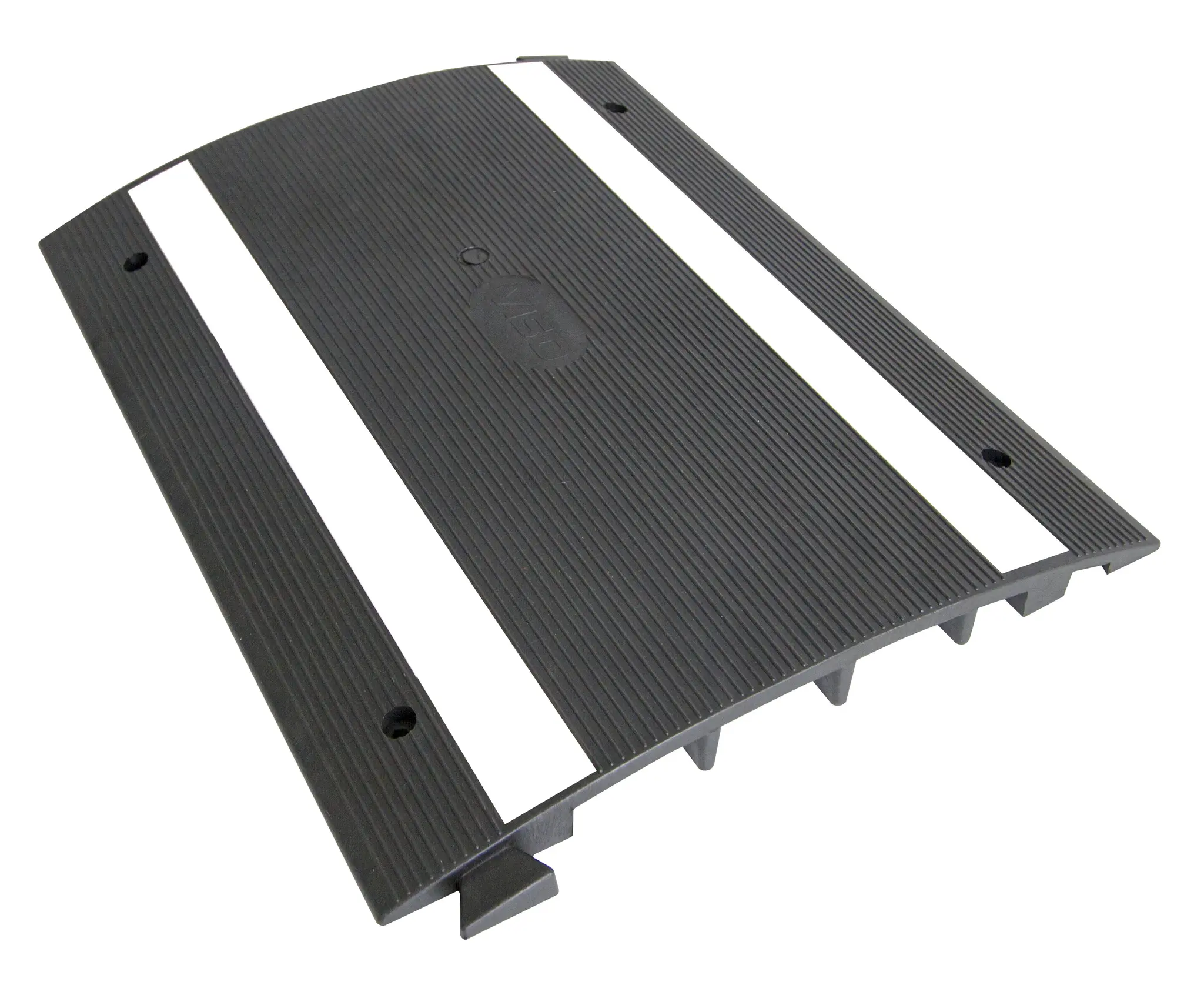 Produktfoto 1 von RS PRO Kabelabdeckung, 395 mm x 500 mm Gummi, Schwarz, Weiß