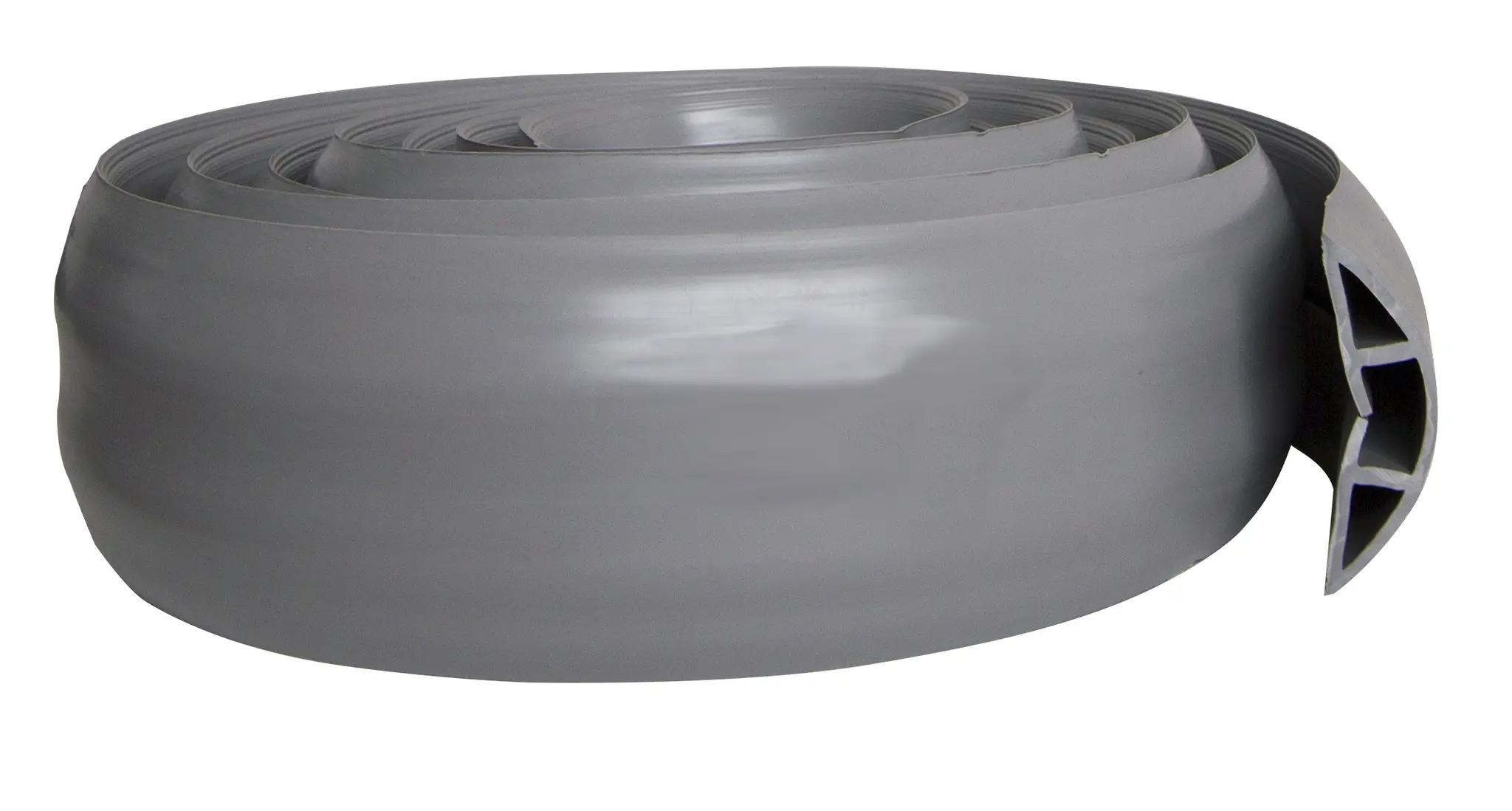 Produktfoto 1 von RS PRO Kabelabdeckung, 101 mm x 5 m Polyvinylchlorid, Grau