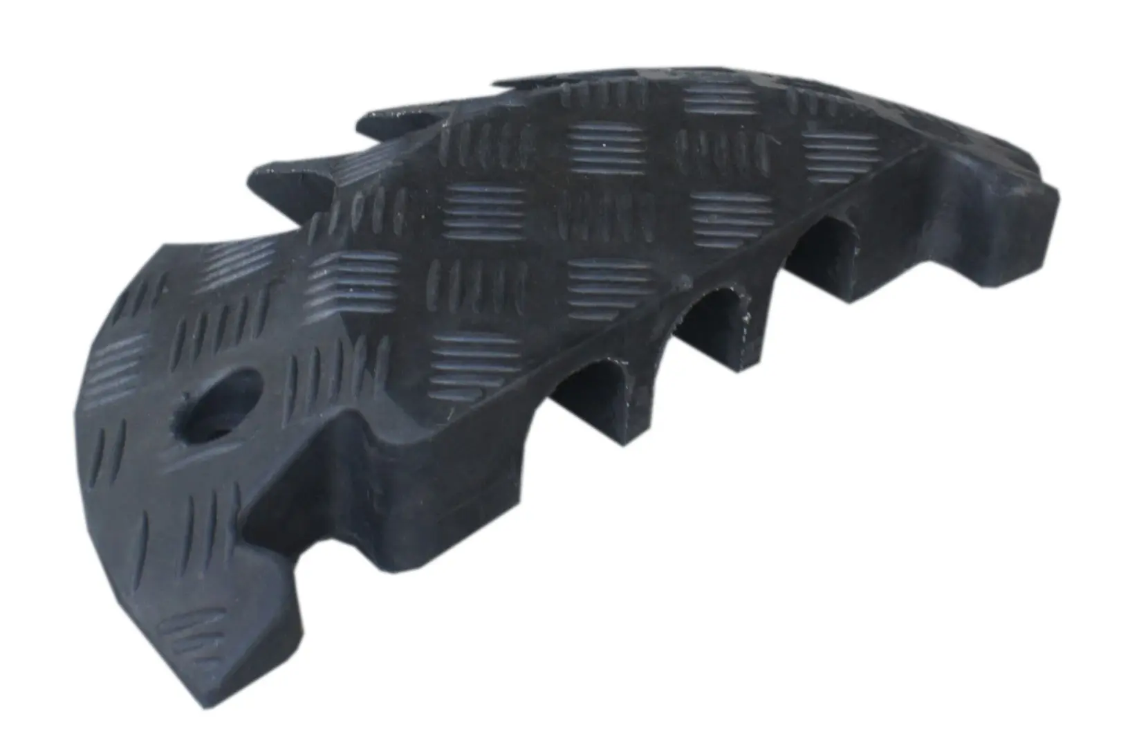 Produktfoto 1 von RS PRO Kabelabdeckung, 500 mm x 250 mm Gummi, Schwarz